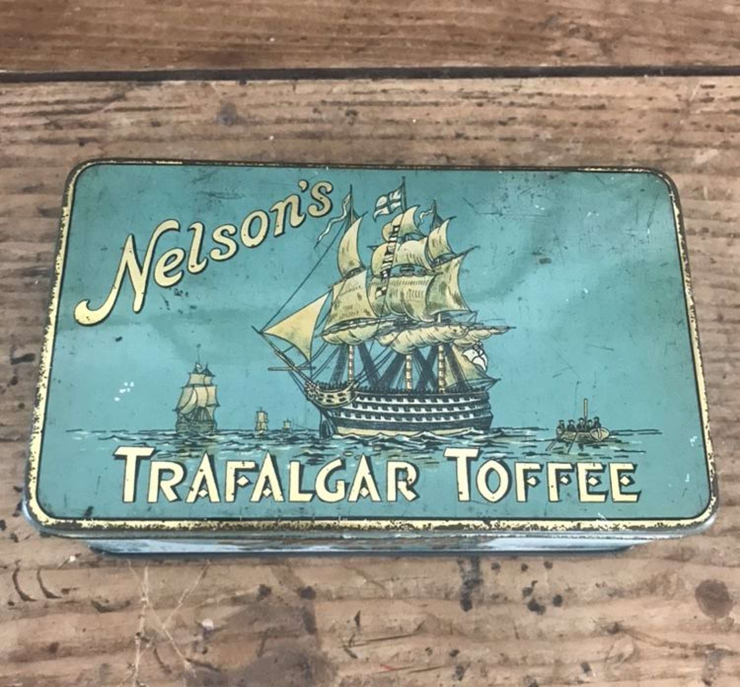 Vintage Trafalgar Toffee Tin