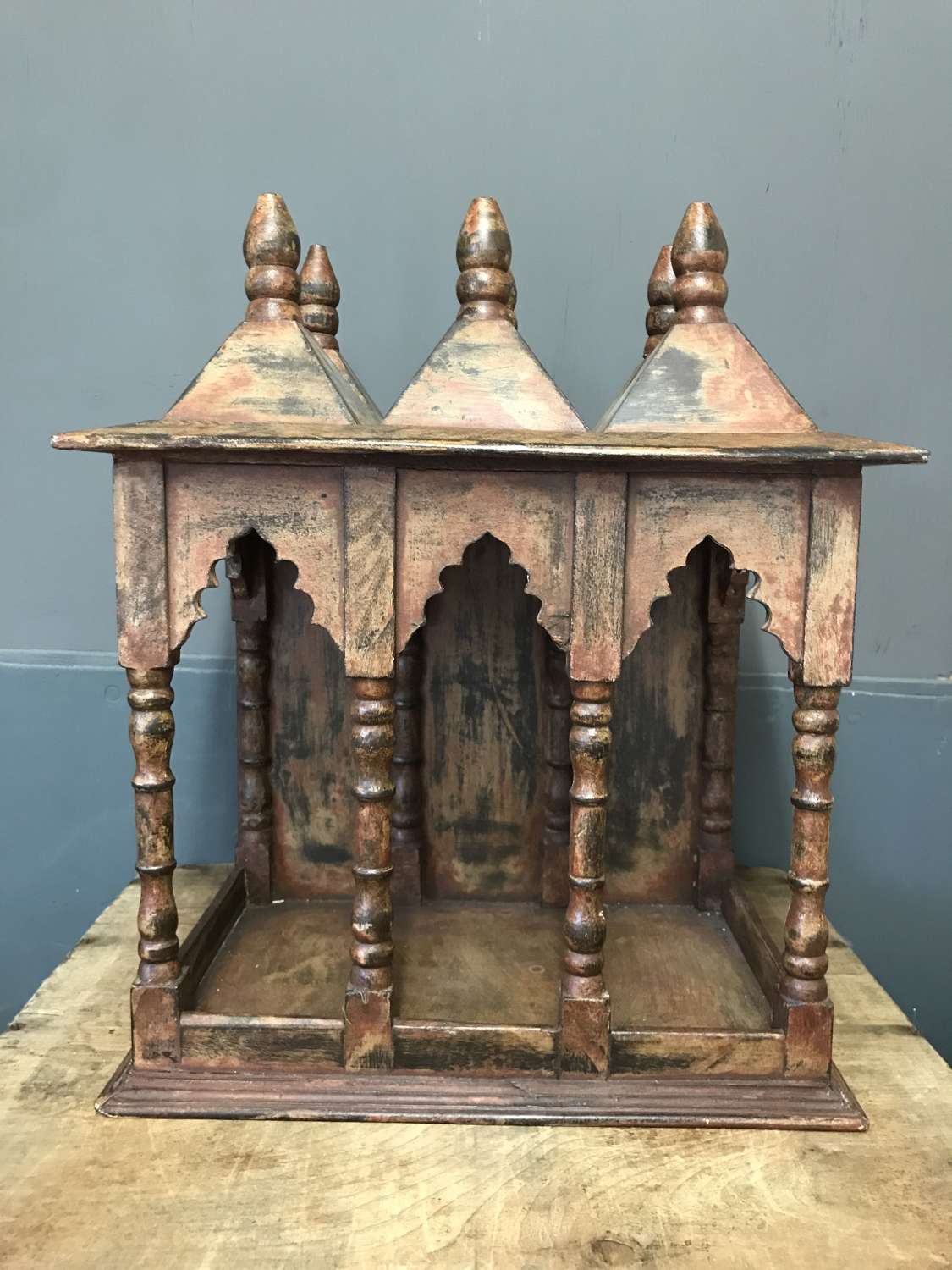 Wooden model of an Indian Temple