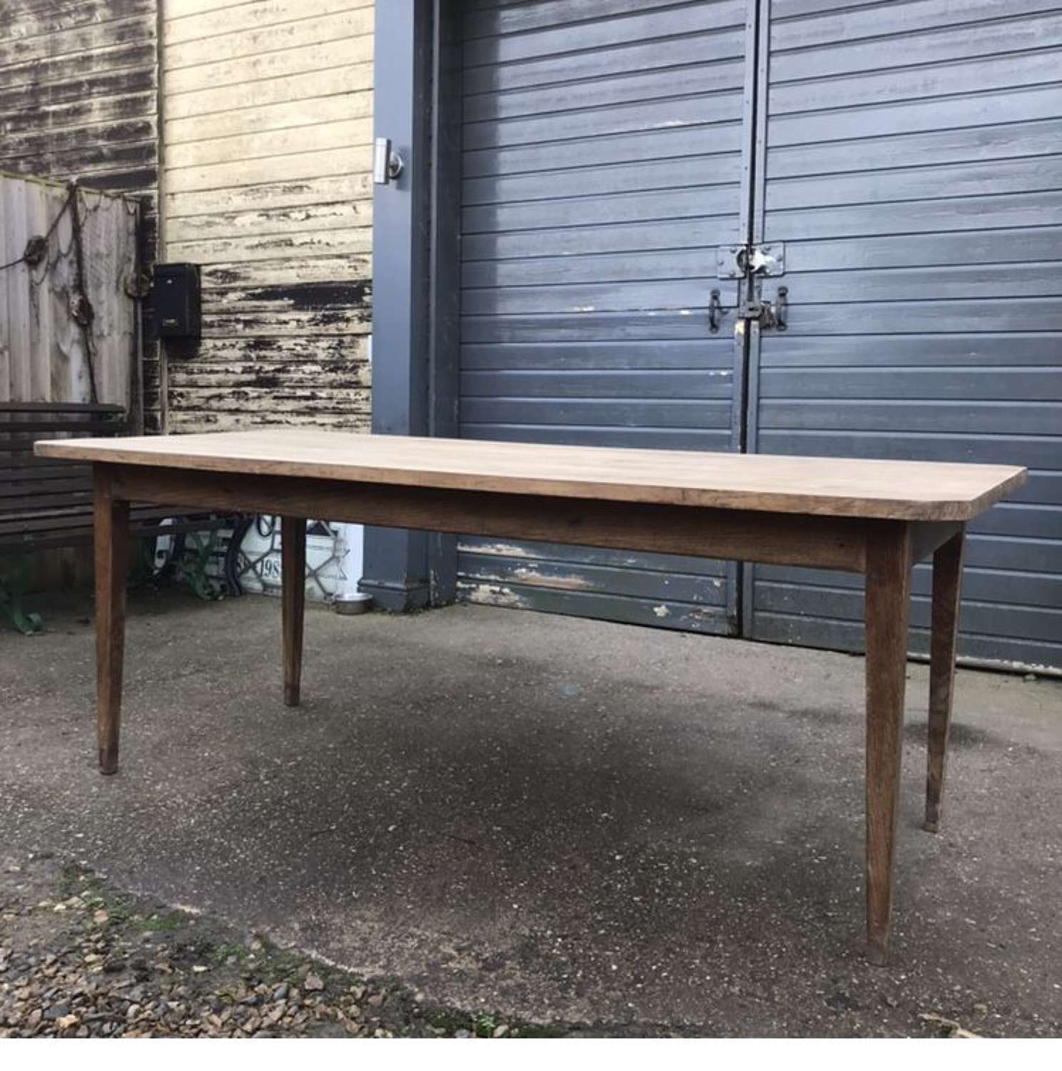 French farmhouse dining table for 8 persons