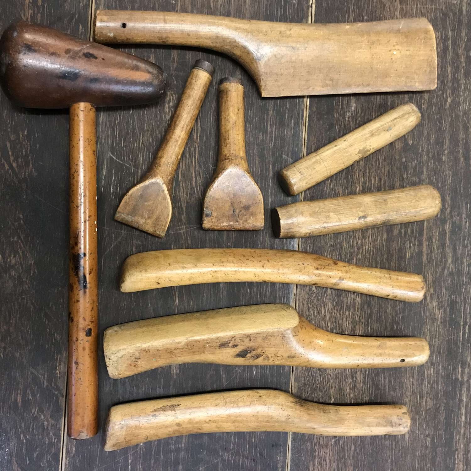 Vintage Plumbers lead working tools