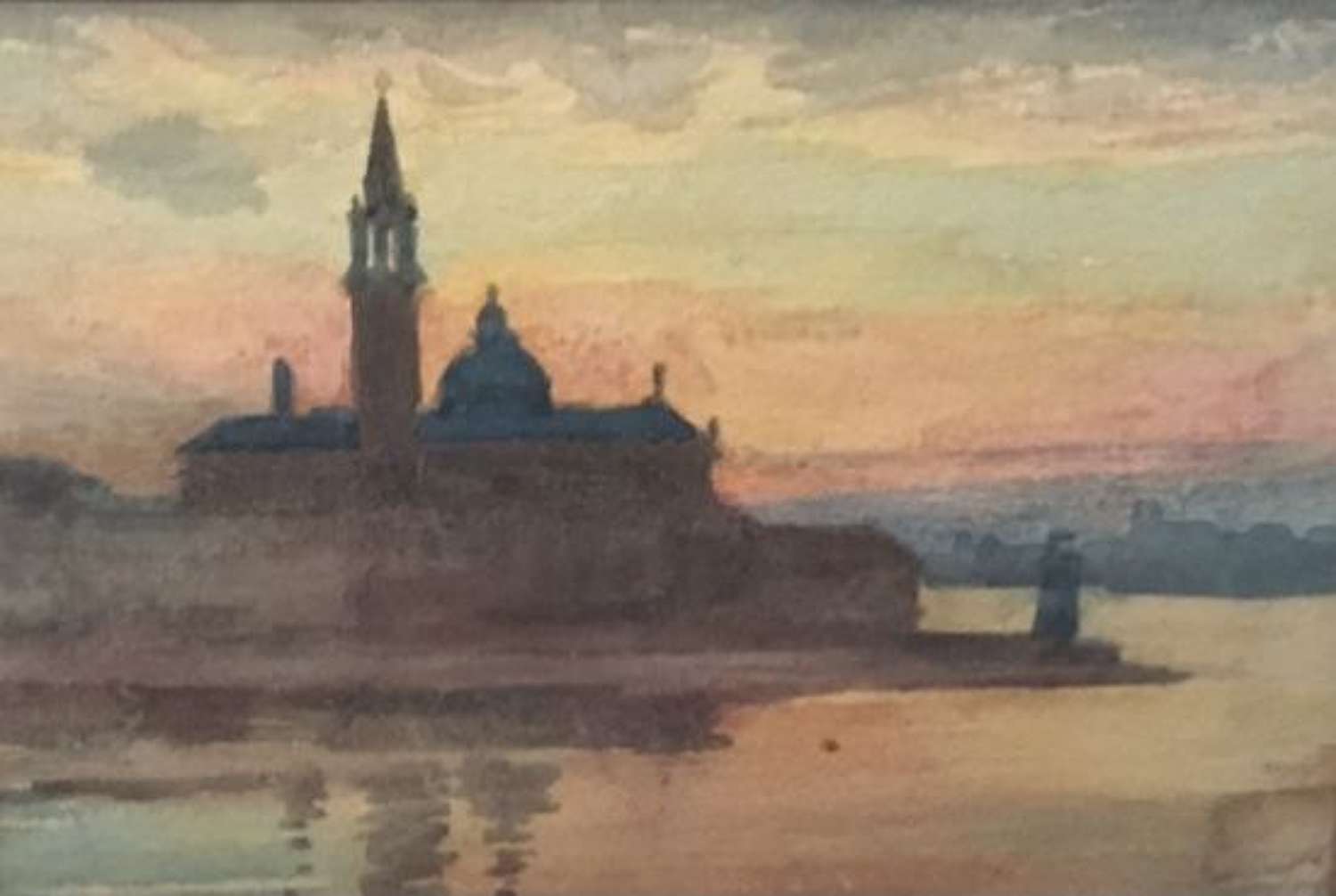 19th Century watercolour of Venice