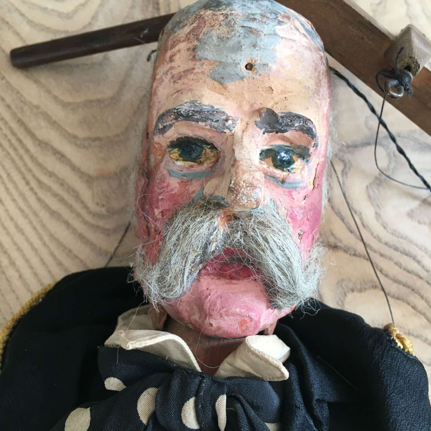 Victorian string puppet dressed as  Naval Officer