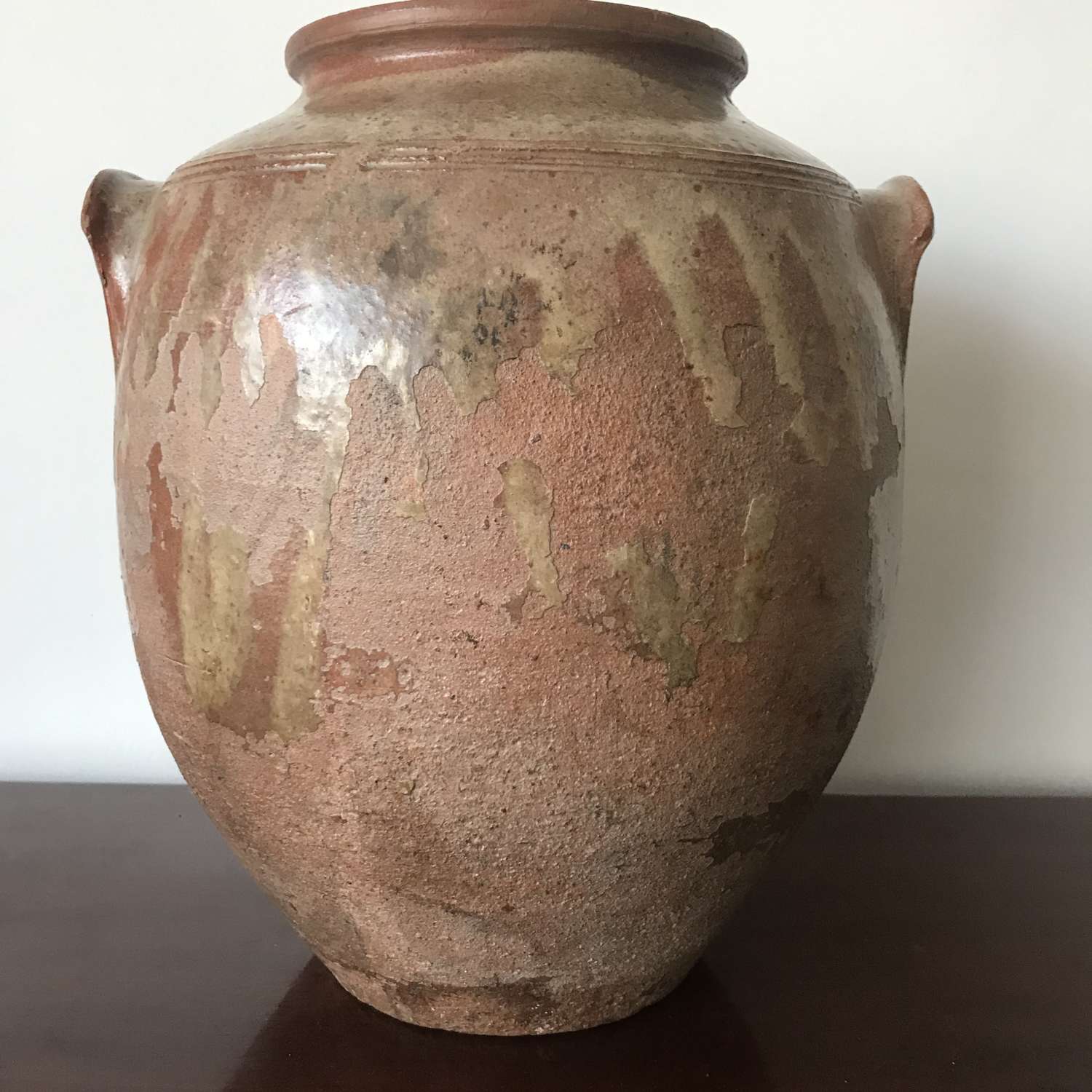 Terracotta olive pot