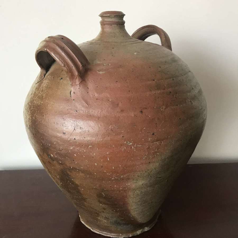 French terracotta wine or oil jar