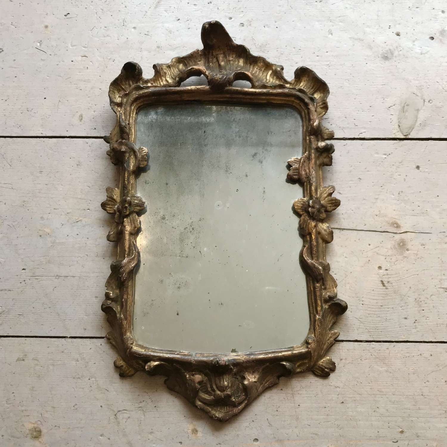 18th century French gilt mirror