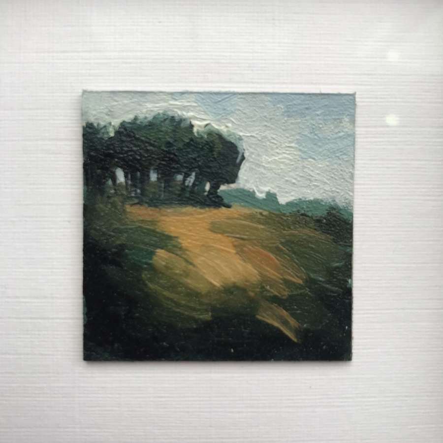 Miniature oil painting Norfolk